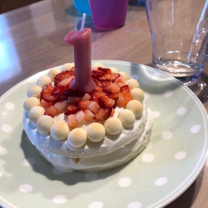 一歳 誕生日ケーキ レシピ 作り方 By 海子ママ 楽天レシピ